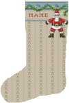 (image for) Garland Cuff Heirloom Stocking